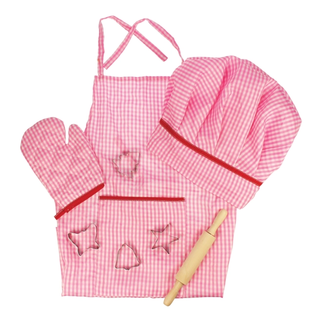 Bigjigs Toys Ružičasti set šefkuharice