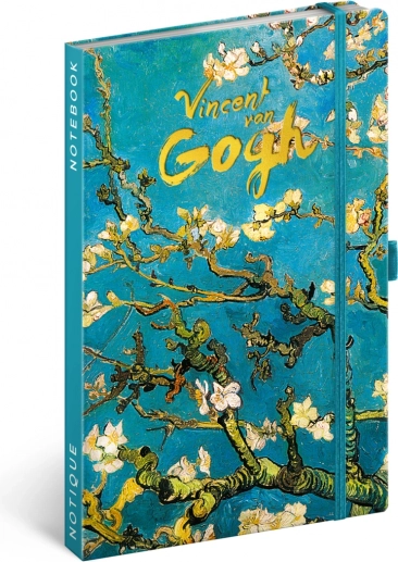 Bilježnica NOTIQUE Vincent van Gogh, s crtama, 13 × 21 cm