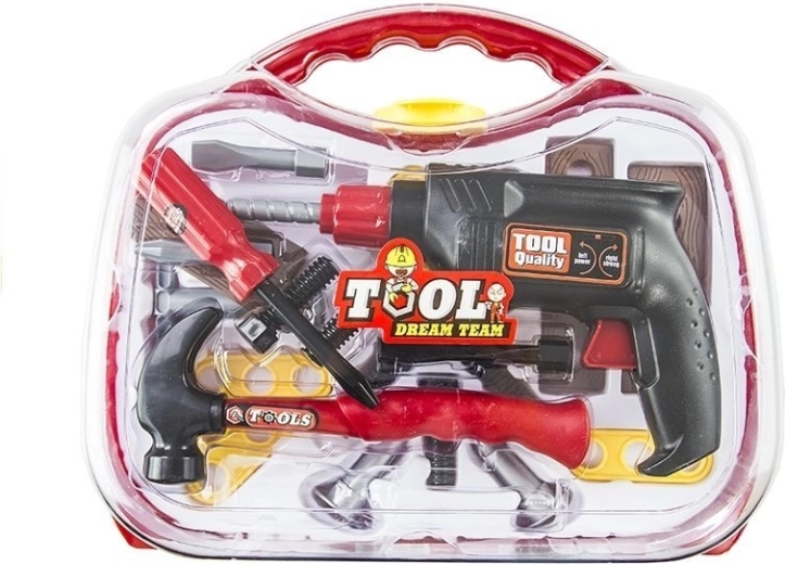 Sve u praktičnom prozirnom koferu