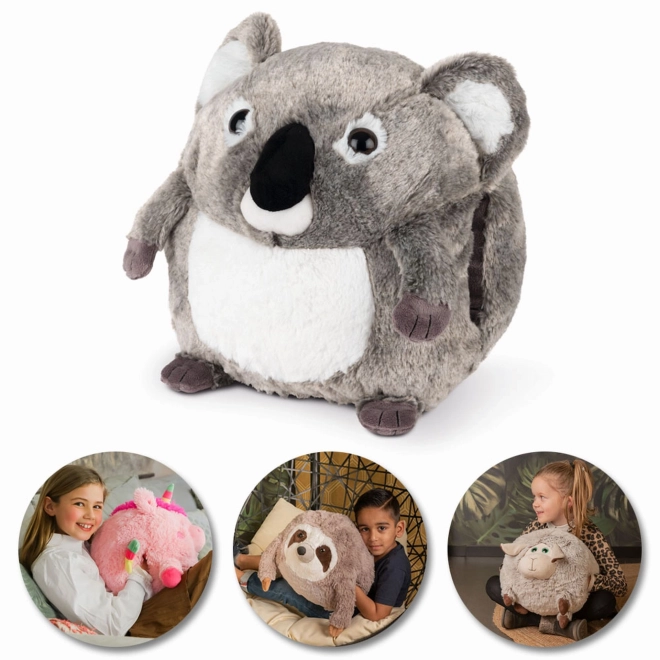 Grijani plišani jastuk koala 3 u 1