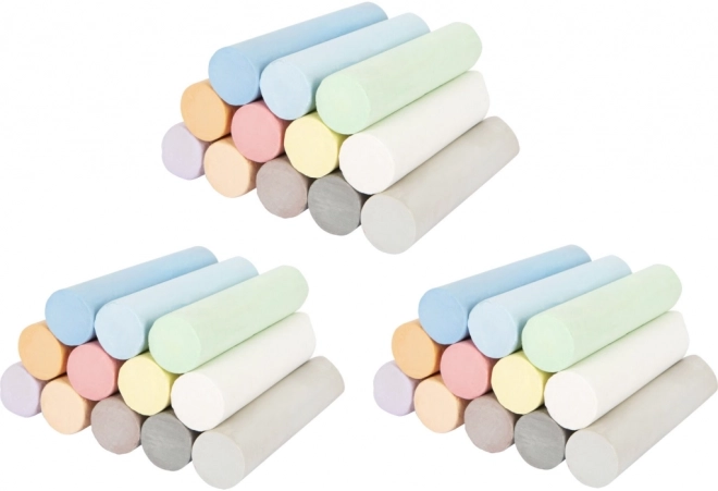 Small Foot Set velikih raznobojnih kreda 3 pakiranja