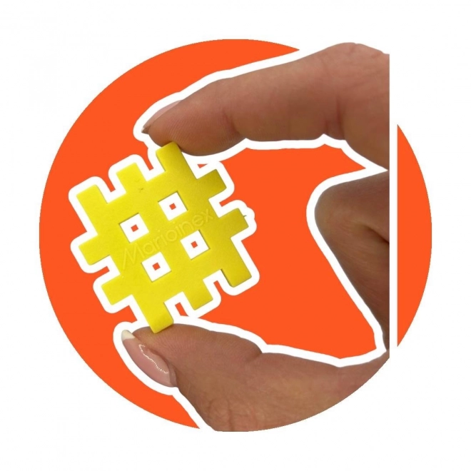Konstrukcijske kocke Waffle mini pastel 500 komada