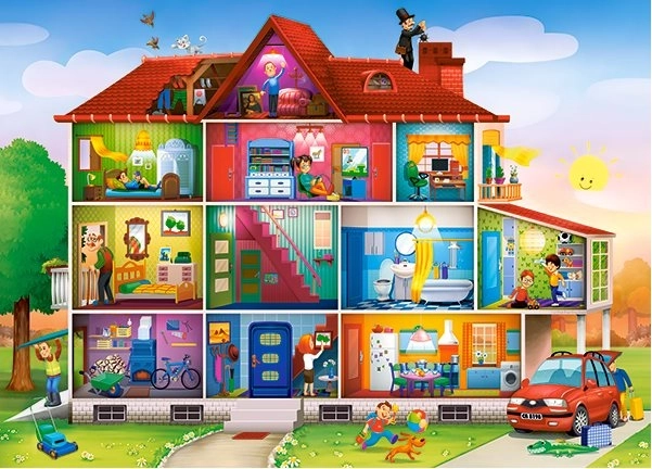 Puzzle od 120 dijelova Kućni Život