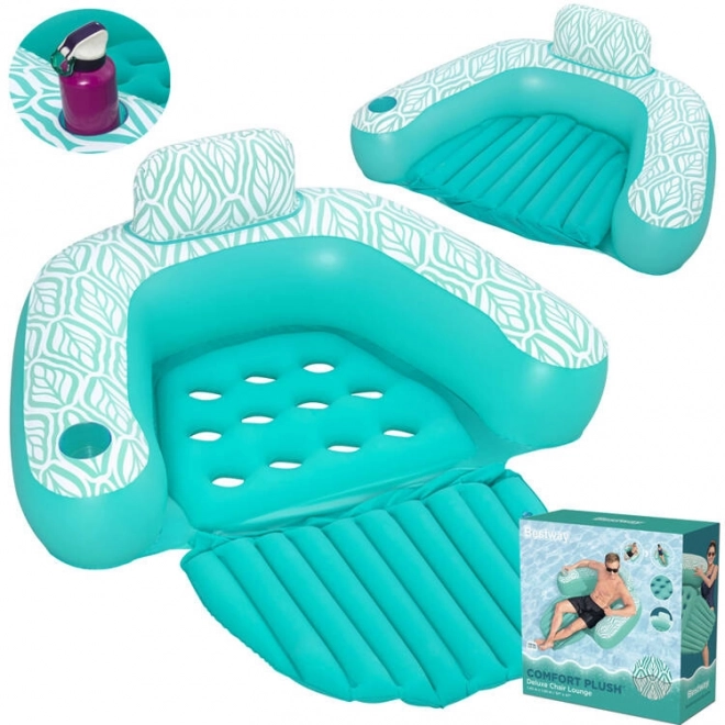 Luksuzna Bestway Deluxe Comfort napuhavajuća stolica za vodu