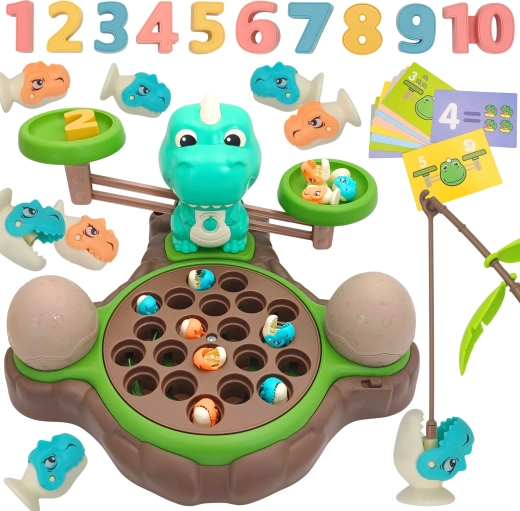 Edukativna igra Dinosaur s vagom i hvatanjem od WOOPIE
