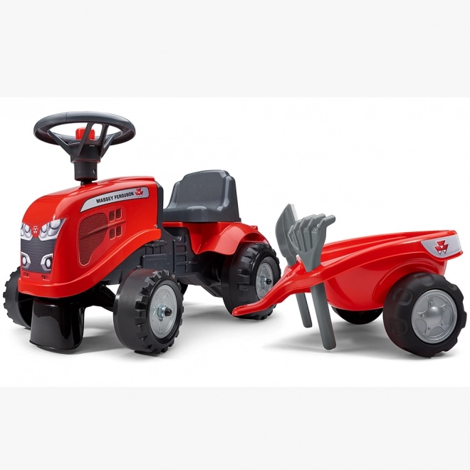 Guralica traktor Massey Ferguson crvena s volanom i
