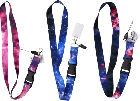 Vezica za ključeve za vrat s plastičnom karabinom Zodiac