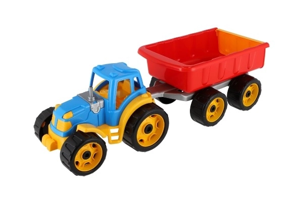 Traktor s prikolicom plastika 53cm na slobodno kretanje u mreži