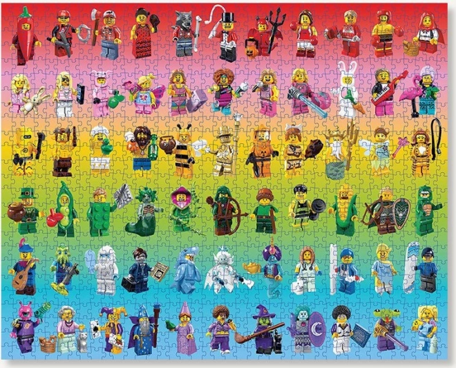 Chronicle Books LEGO® Duhov&eacute; figurice 1000 dijelova