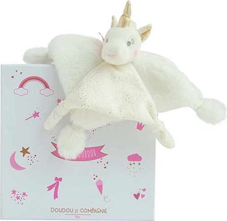 Doudou poklon set – plišani deklić jednorog 22 cm