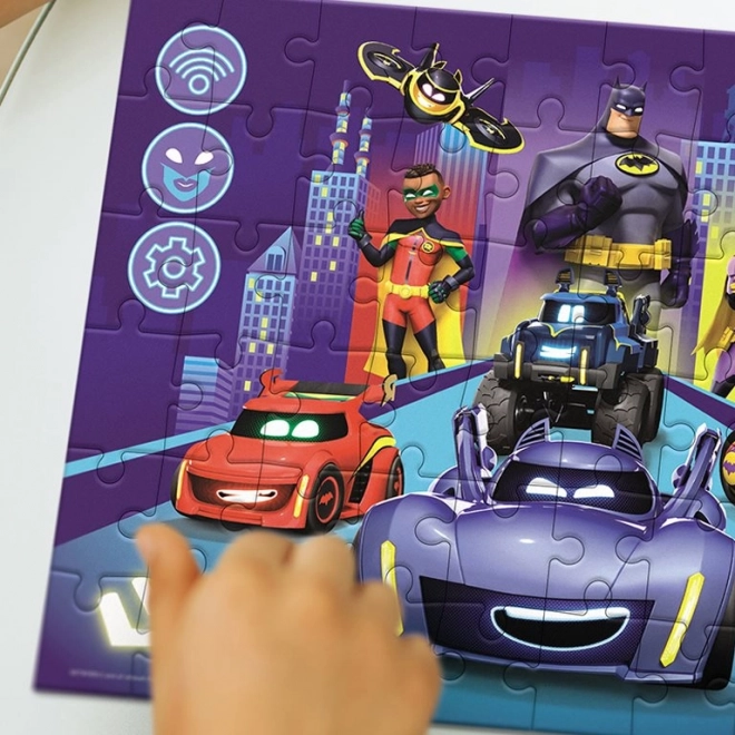 Puzzle DODO Batwheels: Noćna Vožnja 60 Dijelova