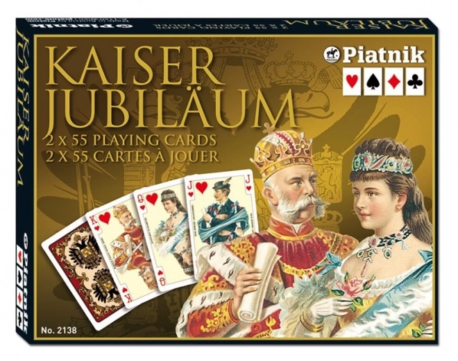 Luksuzne igraće karte Kaiser Jubilej