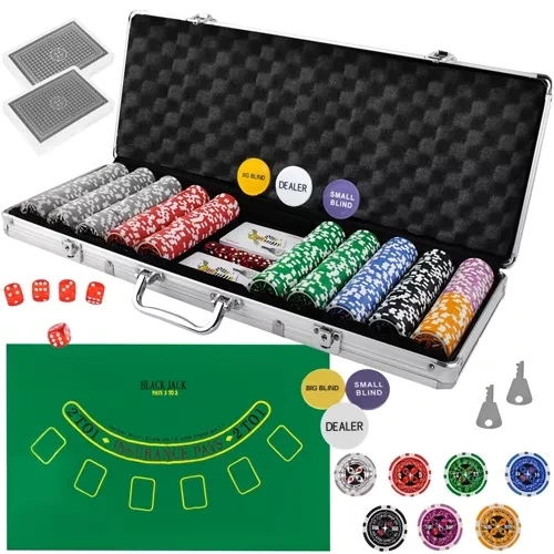 Poker - set 500 žetona u HQ koferu