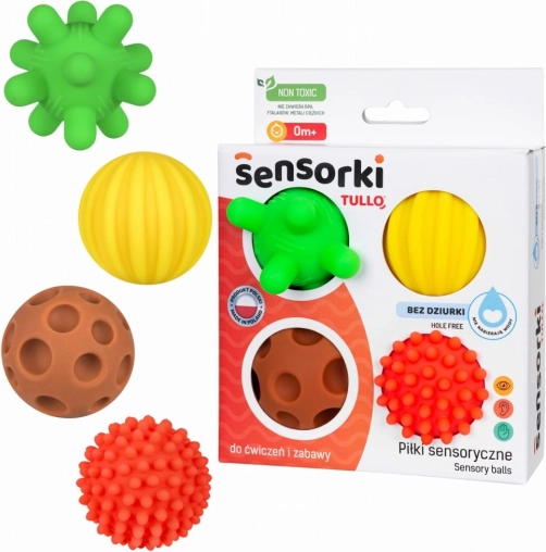 Senzoričke kugle Tullo - 4 loptice