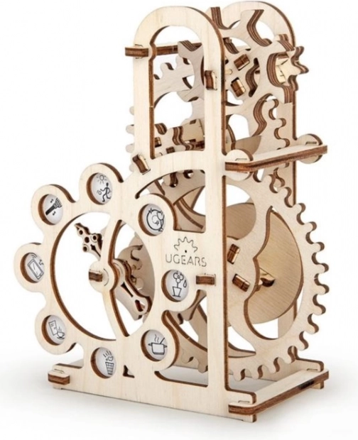 UGEARS 3D puzzle dinamometar – drveni mehanički model