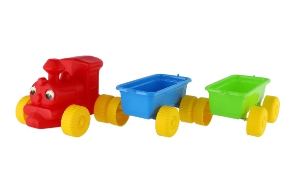 Vlak + 2 vagona plast 60cm u mreži