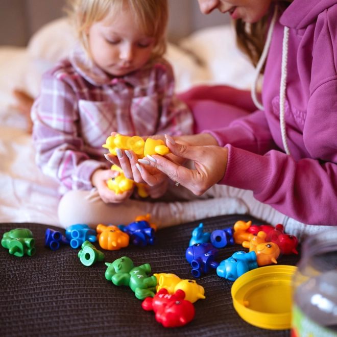 Montessori komplet za učiti brojeve i boje Jednoroga