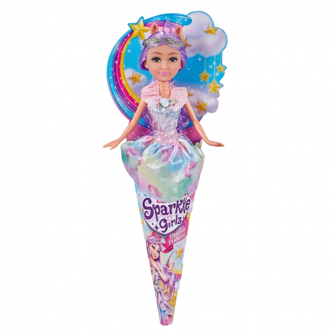 Vila jednorog Sparkle Girlz u kornetu