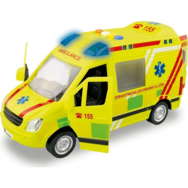 Ambulantna kola na baterije s češkim glasom