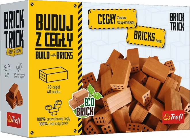 Trefl Brick Trick dodatno pakiranje dugih cigli – 40 kom