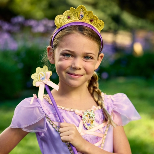 Rapunzel set štapić i kruna za male princeze