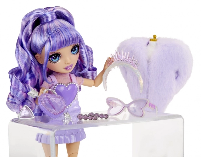 Rainbow High Kreativni Kristali lutka – Violet Willow