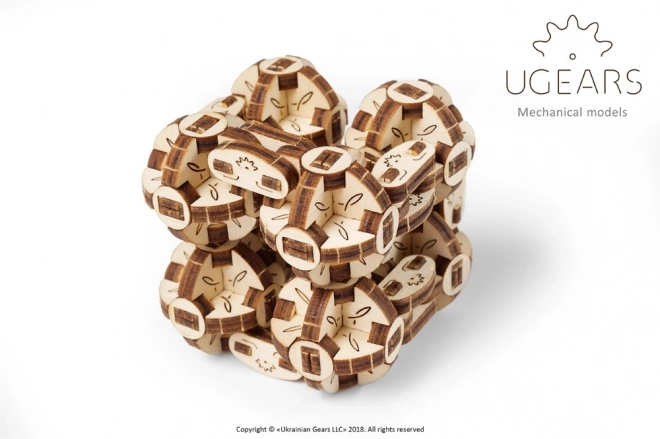 Ugears 3D puzzle - Flexi kocka 144 dijelova