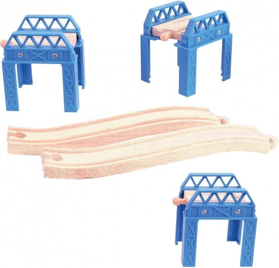 Drvena mostna konstrukcija za željezničke pruge Bigjigs Rail