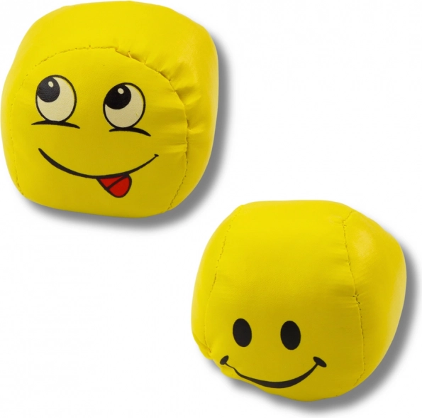 Mekane Sportske Loptice Emotikoni Set 6 kom 7 cm