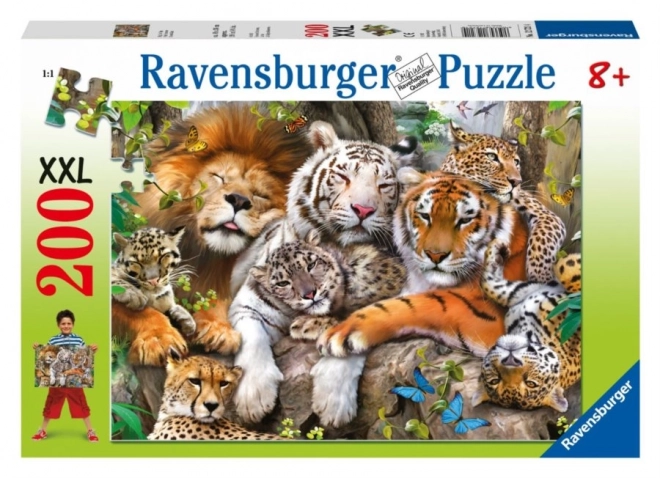 Puzzle Velike mačke 200 dijelova