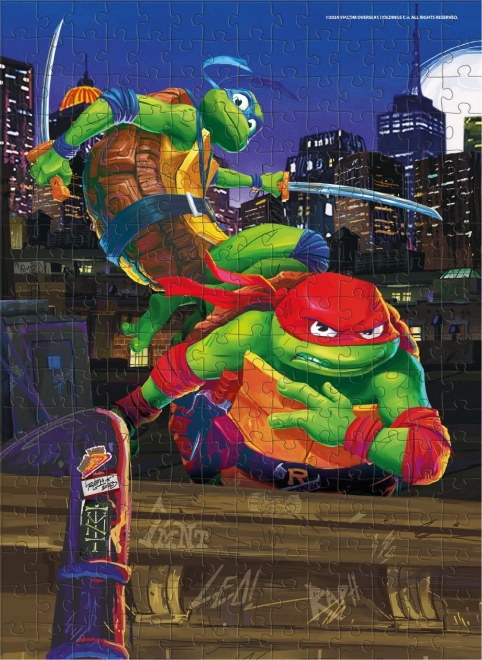 DODO Puzzle Nindža Kornjače: Leonardo i Rafaelo 250 dijelova