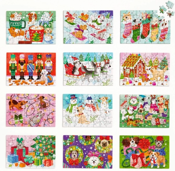 Blagdansko odbrojavanje Puzzle set 12 kom
