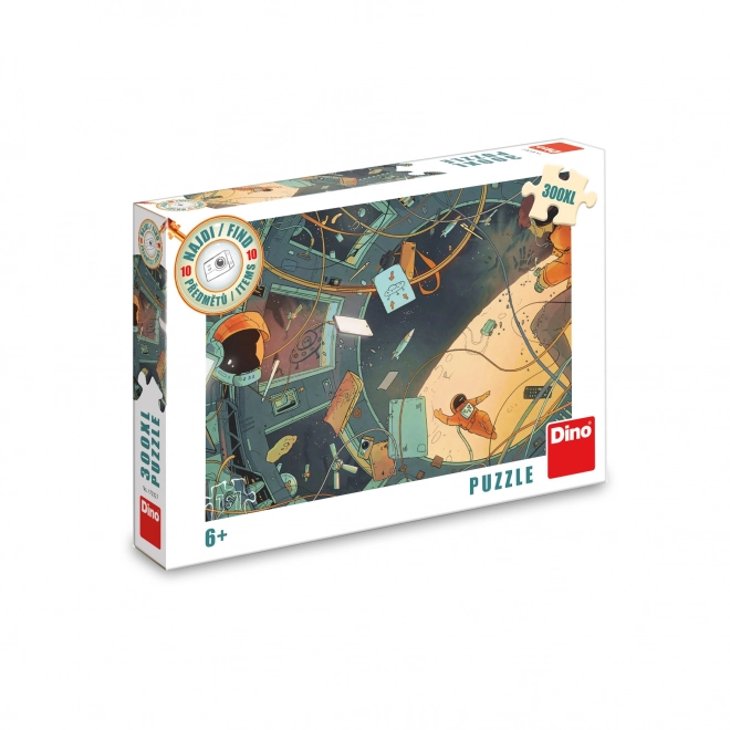 Puzzle Svemir - Pronađi 10 predmeta 47x33cm 300 dijelova XL u kutiji 27x19x4cm