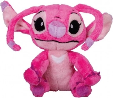 Plišani anđeo sjedeći Stitch ružičasti 22 cm