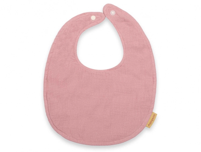 Mušelínova podbradnik New Baby ružičasta