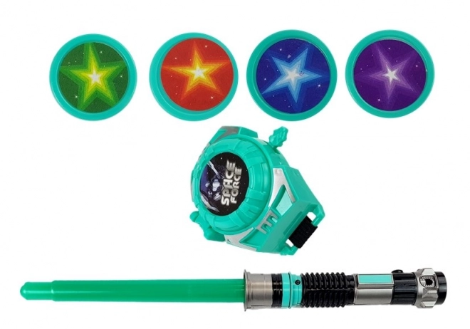 Set laserskih pištolja Light Sword Dart Thrower