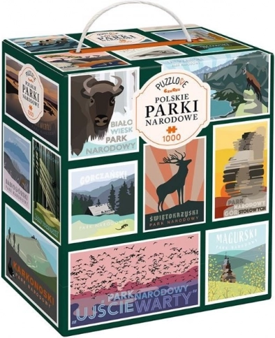 Puzzle Puzzlove Poljski nacionalni parkovi 1000 dijelova