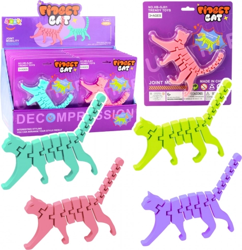 Puzzle Mačka Fidget 3D Sklopiva slagalica