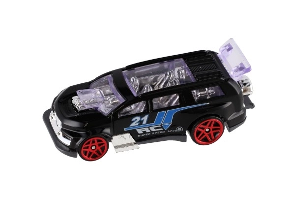 Auto utrke 6kom metal/plastik 8cm slobodna vožnja u kutiji 10,5x27,5x4cm