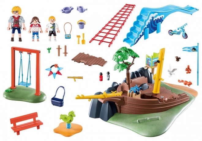 PLAYMOBIL® City Life 70741 Dječje igralište s olupinom broda