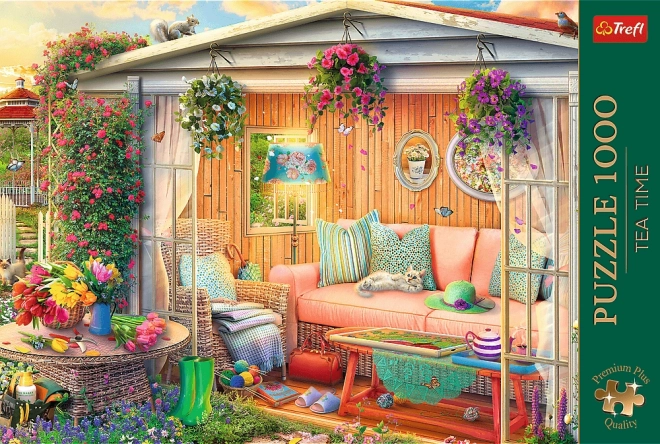 TREFL Puzzle Premium Plus Čajanka: Moje omiljeno mjesto 1000 komada