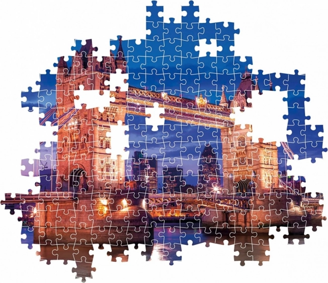 Puzzle 1000 dijelova - Tower Bridge noću