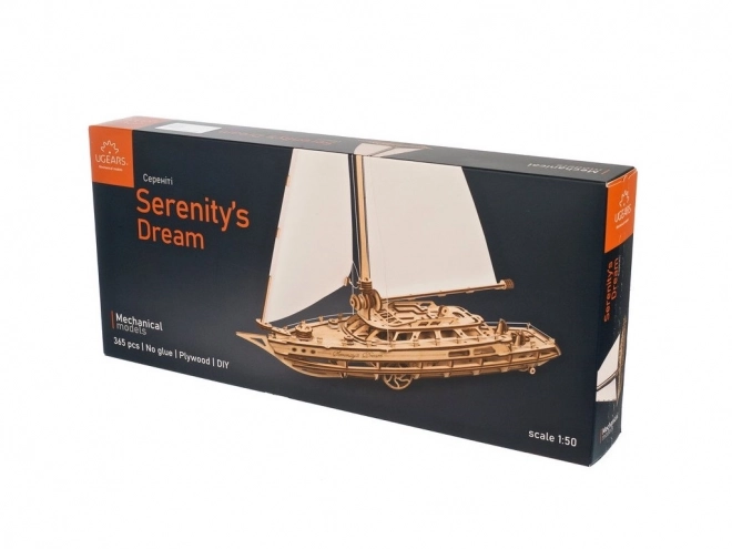 Ugears 3D Drvene mehaničke puzzle Jahta The Ocean Beauty