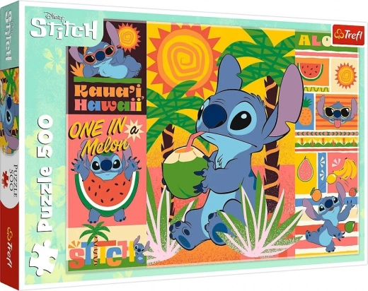 Slagalica 500 dijelova LILO I STITCH – praznici sa Stitchem