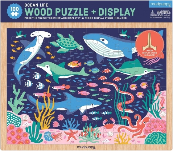Mudpuppy drvene puzzle Život u oceanu sa stalkom – 100 dijelova