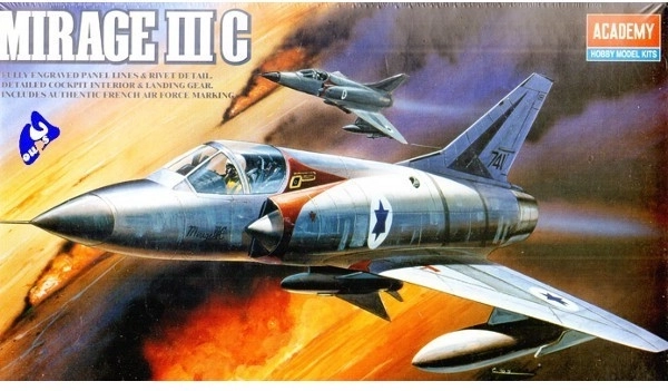 Plastični model zrakoplova DASSAULT MIRAGE IIIC 1:48 od ACADEMY