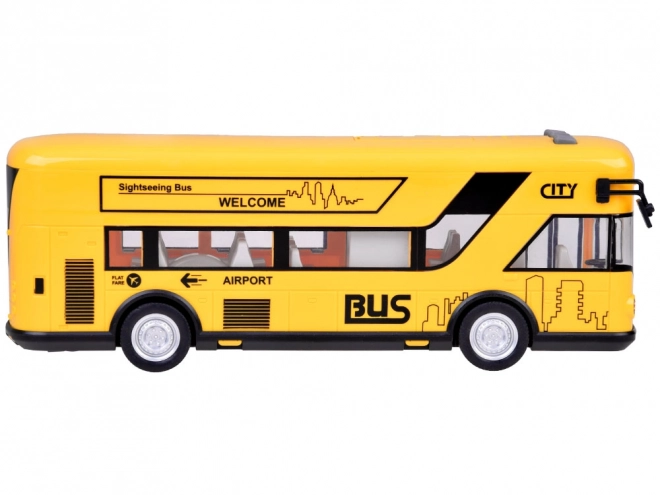 Žuti party autobus otvaranje vrata zvukovi svjetla glazba ZA5222