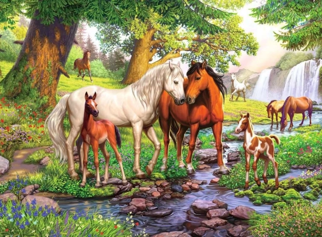 Ravensburger puzzle Konji kraj rijeke XXL 300 dijelova