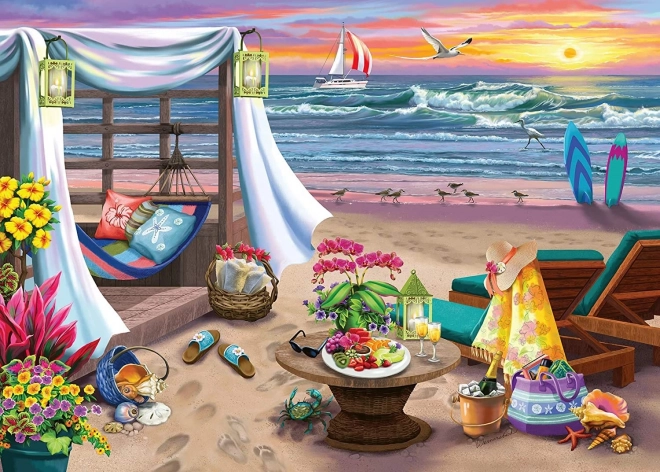 Slagalica Na Plaži Cabana XXL 500 dijelova od Ravensburgera