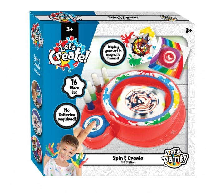 Izrada slika Spin Art